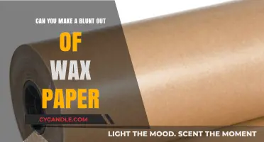Can You Roll a Blunt with Wax Paper? Facts and Risks