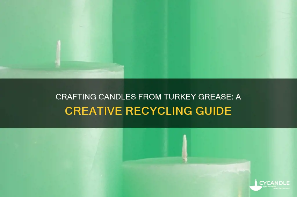 can you make a candle from turkey grease