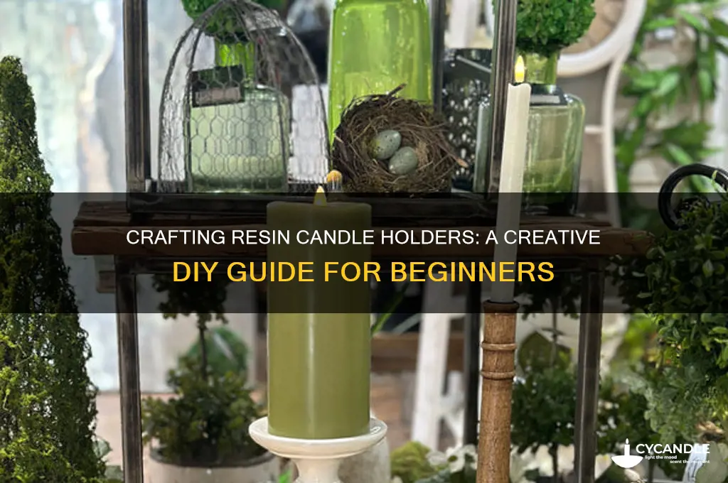 can you make a candle holder out of resin