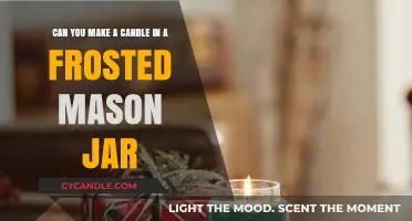 Crafting Frosted Mason Jar Candles: A DIY Guide for Beginners