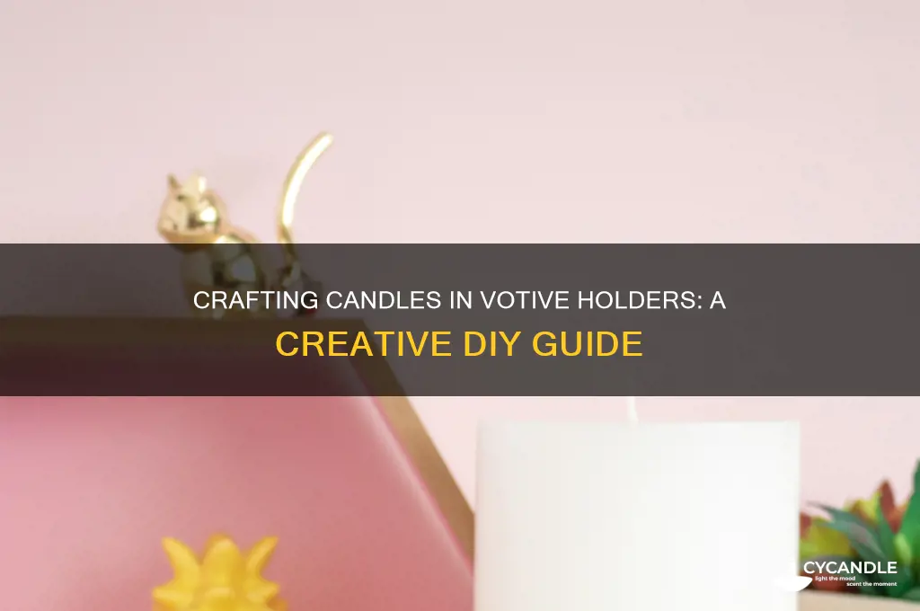 can you make a candle inside of votive candle holders