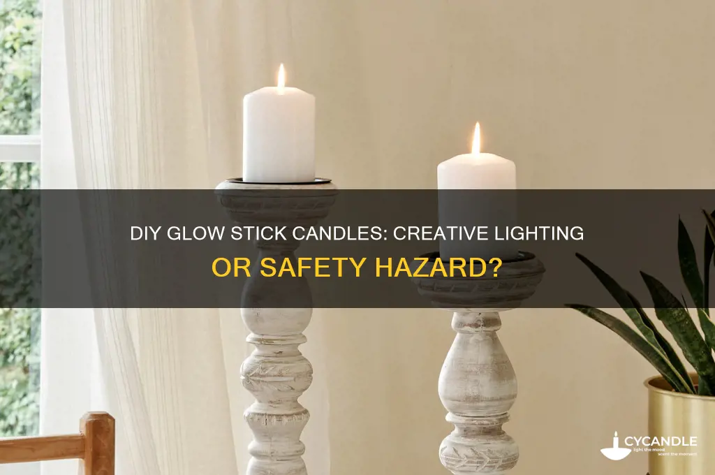 can you make a candle out of a glow stick