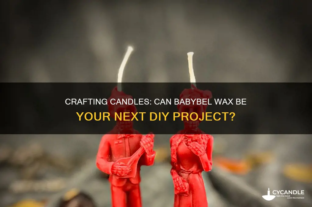 can you make a candle out of babybel wax