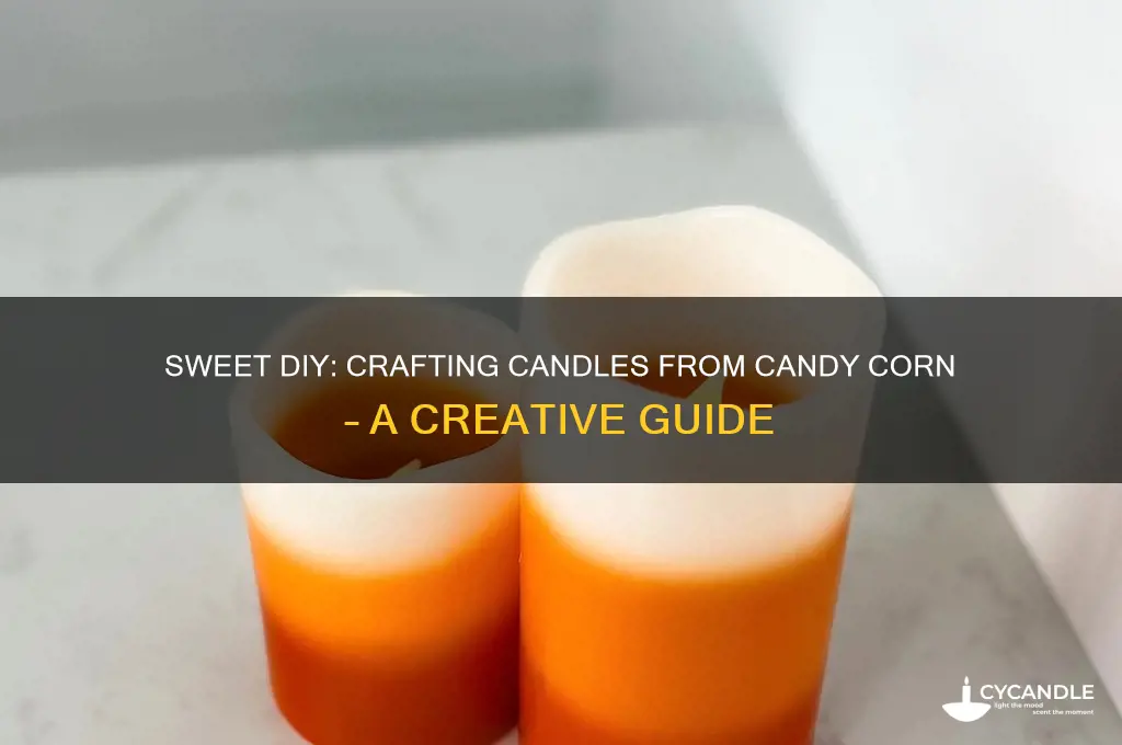 can you make a candle out of candy corn
