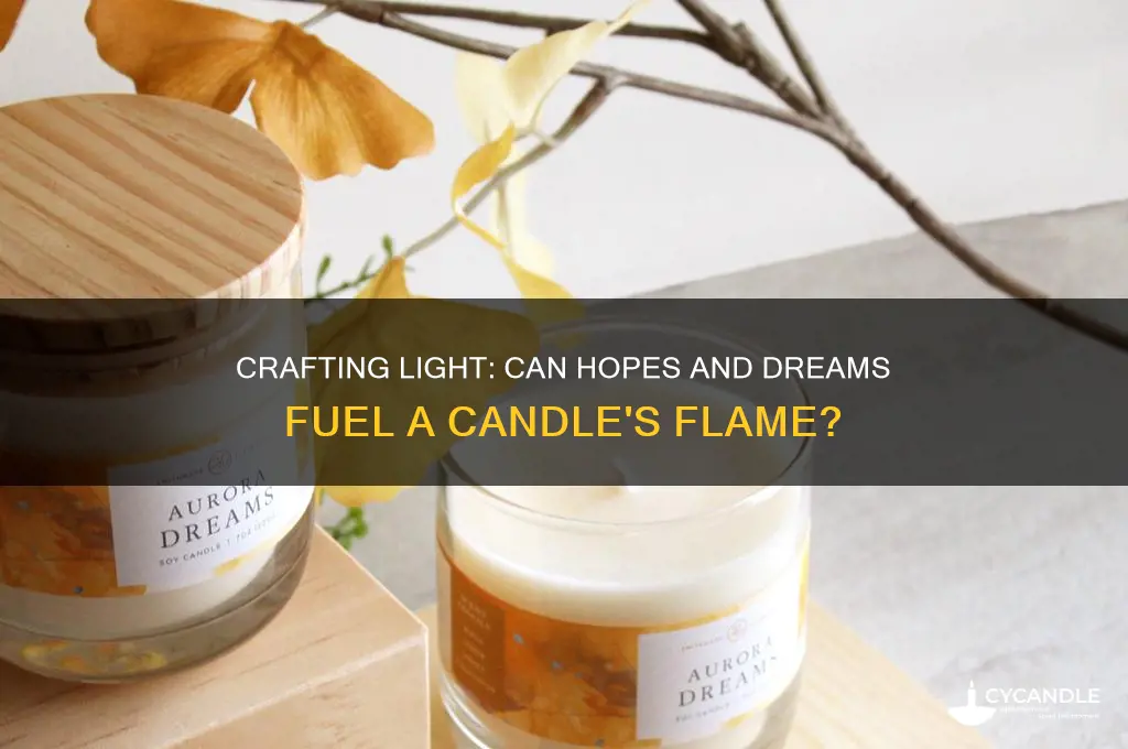 can you make a candle out of hopes and dreams