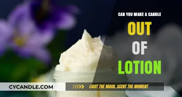 Transforming Lotion into Candles: A Creative DIY Experiment Explained