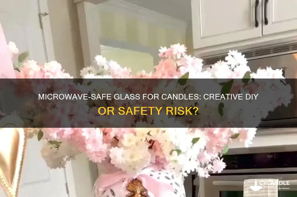 can you make a candle out of microwave safe glass