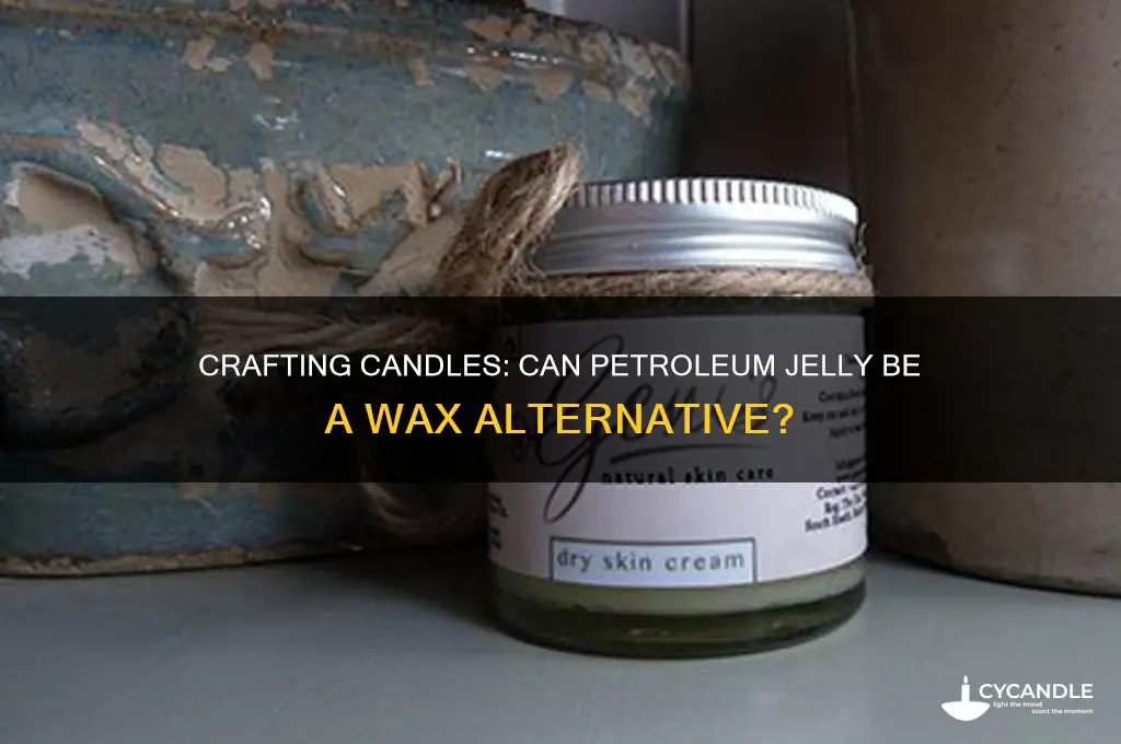 can you make a candle out of petroleum jelly