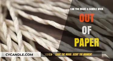 DIY Candle Wicks: Can Paper Be a Safe and Effective Alternative?
