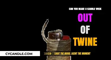 Crafting Candle Wicks: Using Twine as a Creative Alternative