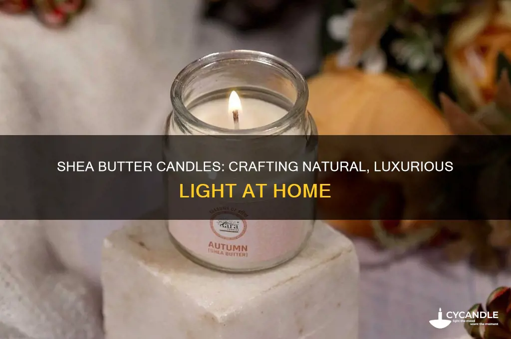 can you make a candle with shea butter