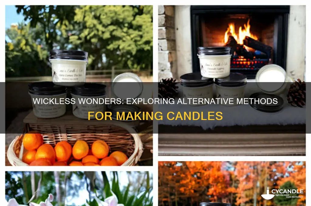 can you make a candle without a wick