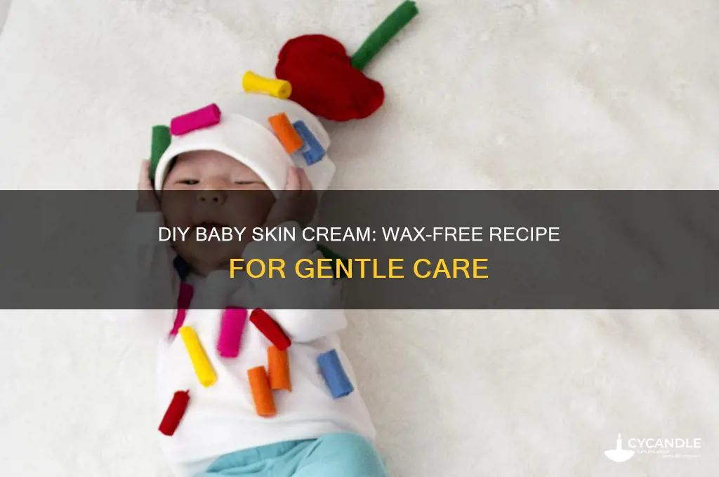 can you make a diy baby skin cream without wax