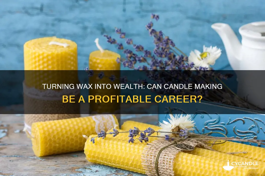 can you make a living making candles