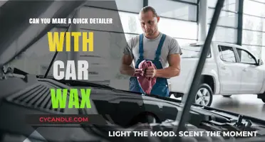 DIY Quick Detailer: Using Car Wax for a Shiny Finish