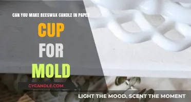 DIY Beeswax Candles: Using Paper Cups as Molds – Easy Guide