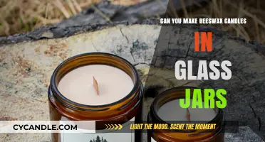 Crafting Beeswax Candles in Glass Jars: A Simple DIY Guide