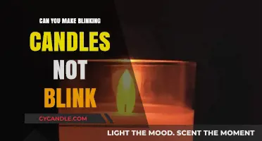 How to Modify Blinking Candles for Steady, Non-Blinking Glow
