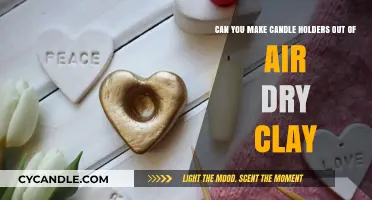 Crafting Unique Air Dry Clay Candle Holders: A Creative DIY Guide