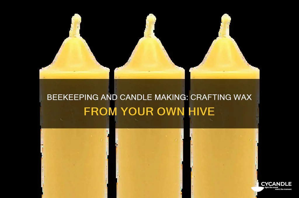 can you make candle wax if you owm bees