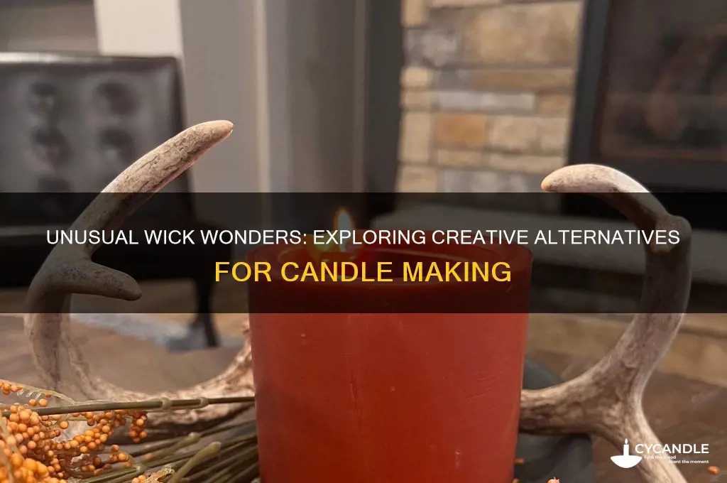 can you make candle wicks out of anything