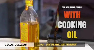 Crafting Candles: Using Cooking Oil as a Creative Alternative