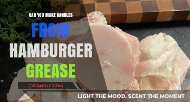 Recycling Hamburger Grease: A Creative Guide to Making DIY Candles