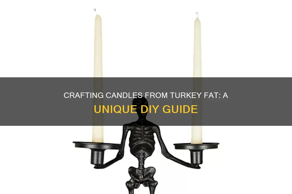 can you make candles from turkey fat