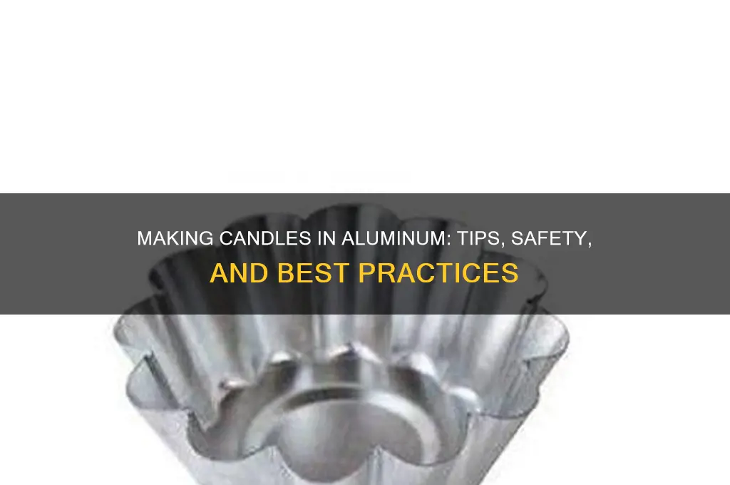 can you make candles in aluminum