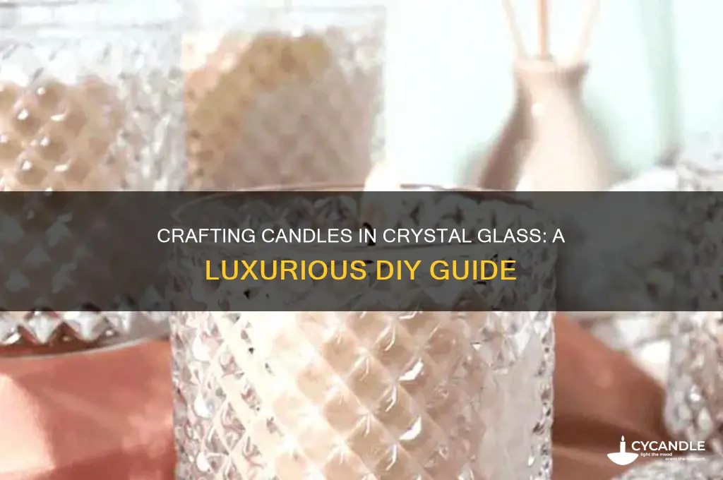 can you make candles in crystal glass
