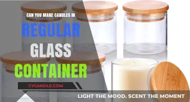 Making Candles in Regular Glass Containers: Tips and Safety Guide