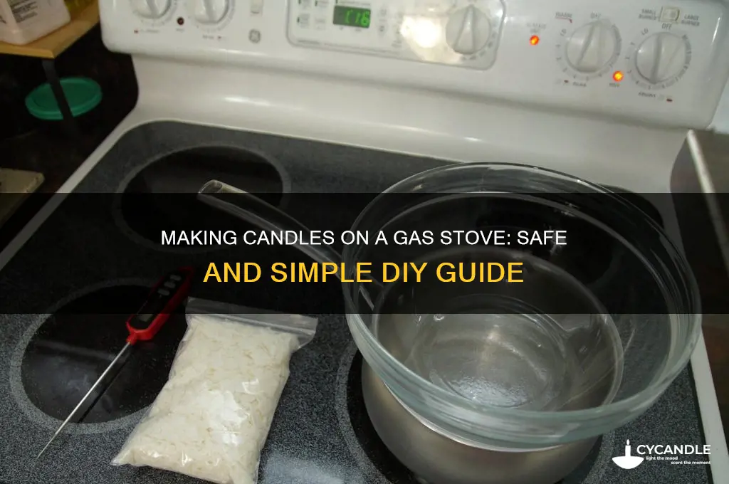 can you make candles on a gas stove