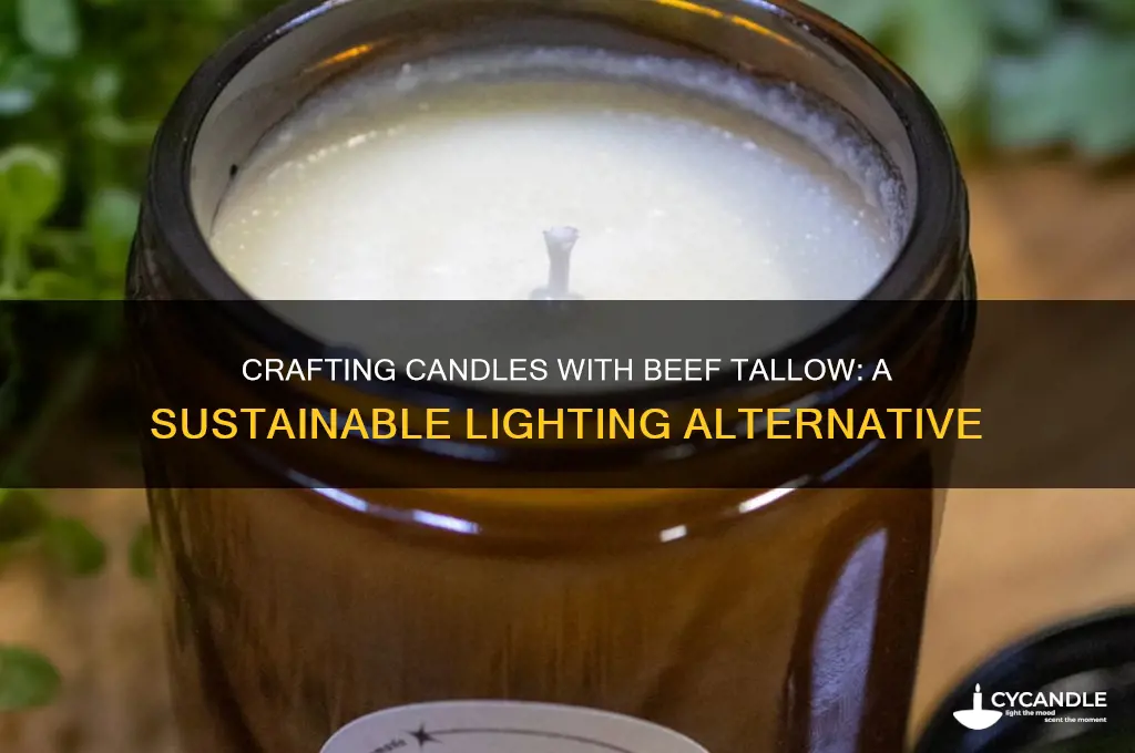 can you make candles out of beef tallow