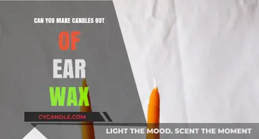Unusual Candle Making: Exploring the Feasibility of Ear Wax Candles