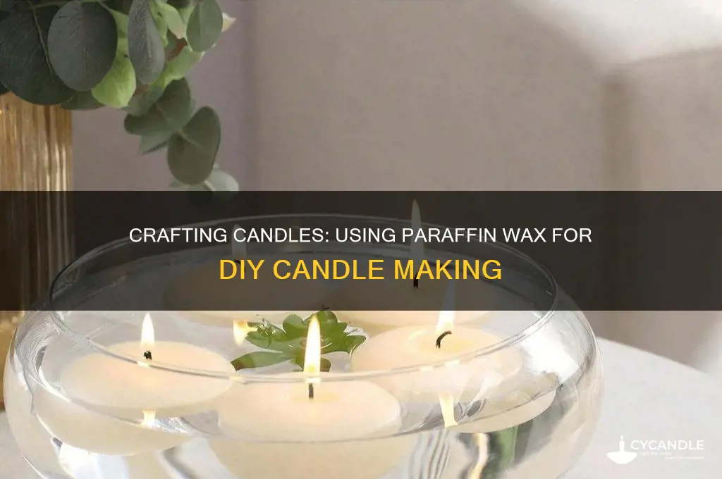 can you make candles out of paraffin wax