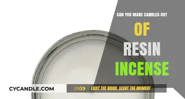 Crafting Candles: Using Resin Incense as an Alternative Wax