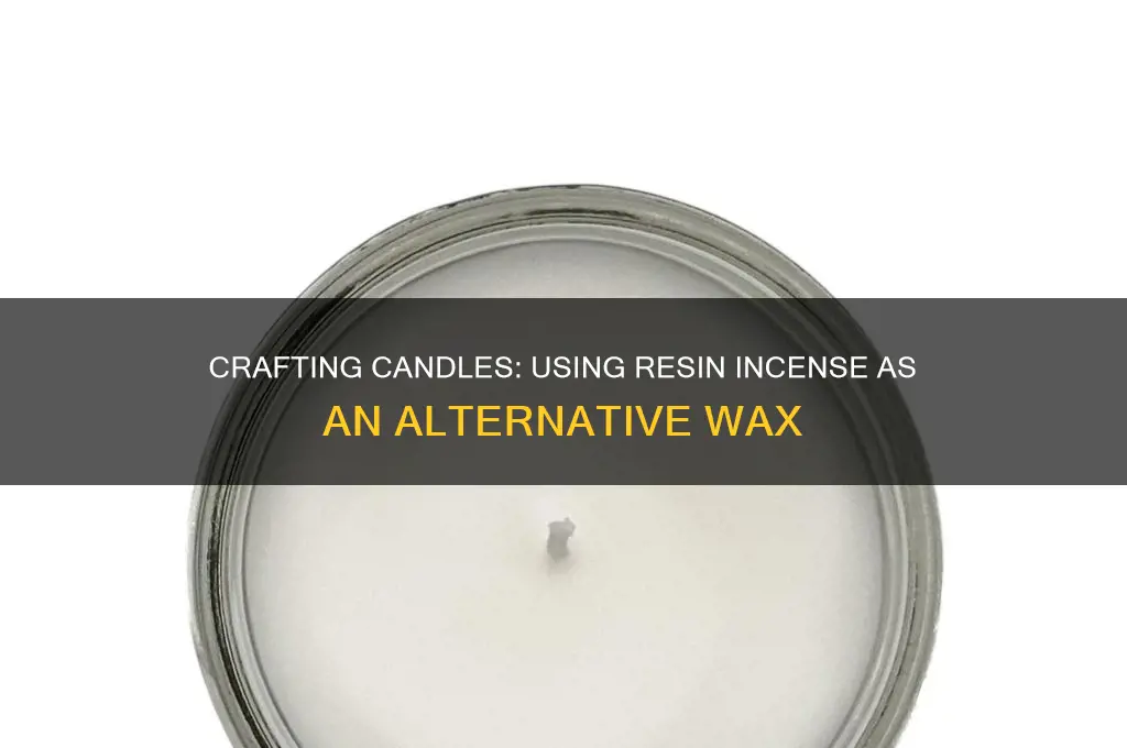 can you make candles out of resin incense