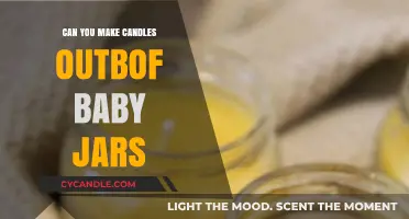 Creative Candle Making: Repurposing Baby Jars for DIY Candles