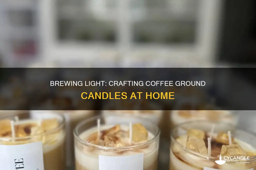 can you make candles with coffee grounds