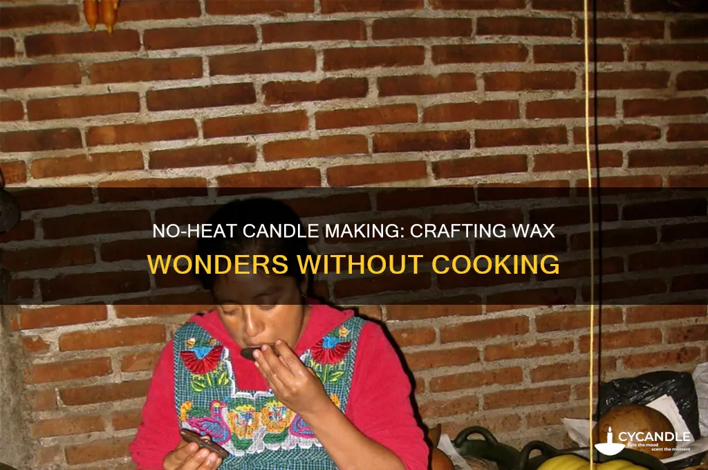 can you make candles without cooking