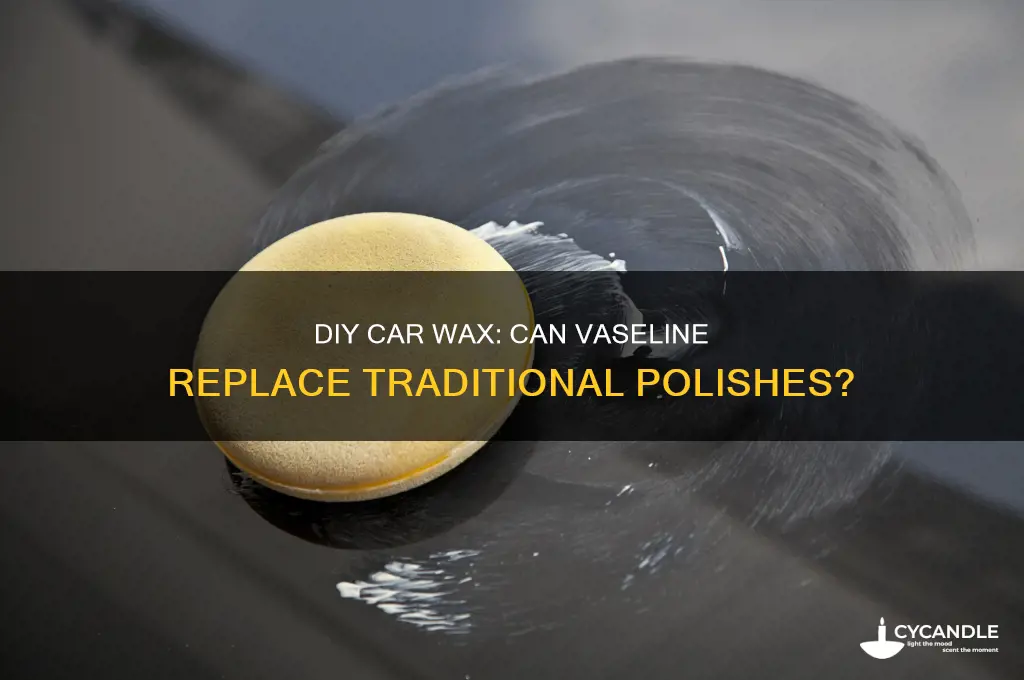 can you make car wax with vaseline