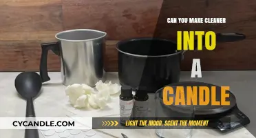 Transforming Cleaner into Candles: A Creative DIY Recycling Guide