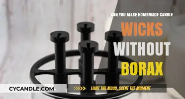 DIY Candle Wicks: Borax-Free Homemade Alternatives for Crafting