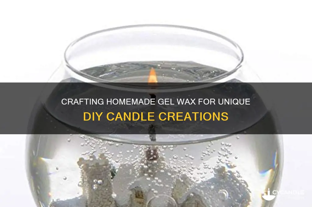 can you make homemade gel for candles