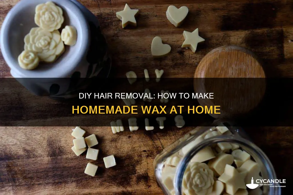 can you make homemade hair remover wax