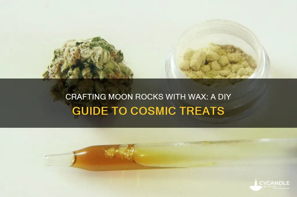 can you make moon rocks with wax