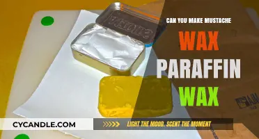 DIY Mustache Wax: Can Paraffin Wax Be a Suitable Substitute?