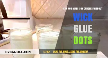 DIY Soy Candles: Wick Glue Dots Optional or Necessary?
