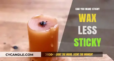 How to Reduce Stickiness in Wax: Simple Tips and Tricks