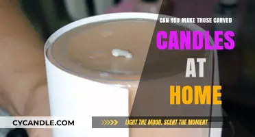 DIY Carved Candles: Crafting Beautiful Designs at Home Easily